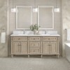 Lorelai 72" Double (Vanity Only Pricing) in Whitewashed Oak